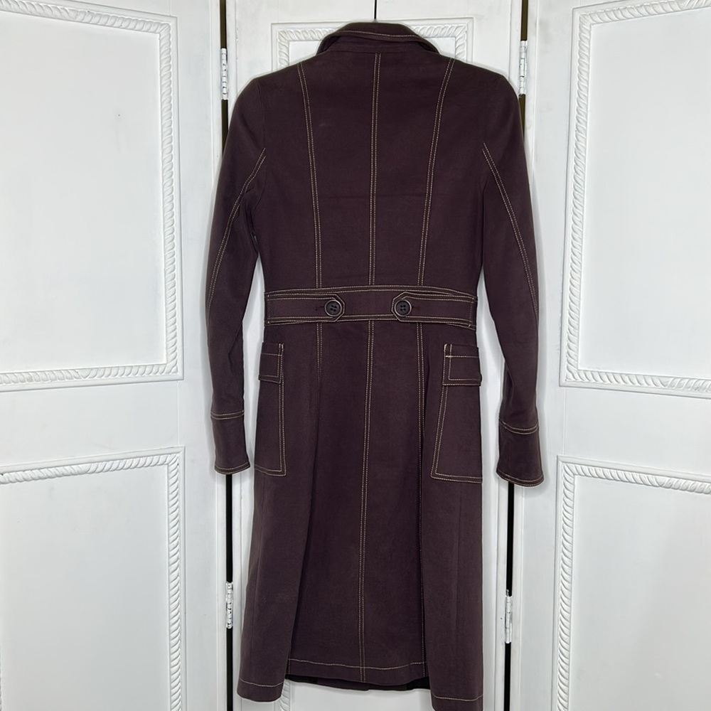 Zara purple long coat - Picture 5 of 6